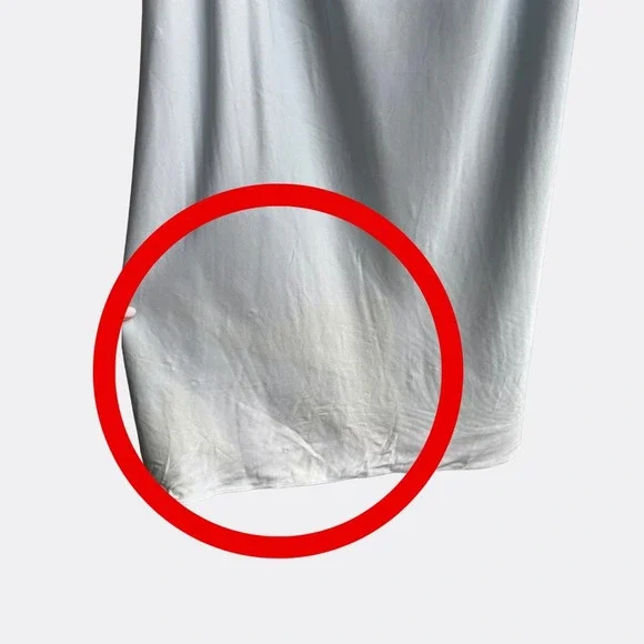 NWT A.L.C. Penny Satin Maxi Dress Cascade Blue sz 0 - Picture 9 of 9